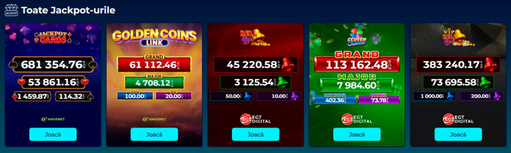 Câștig MARE la jackpot-uri prowin